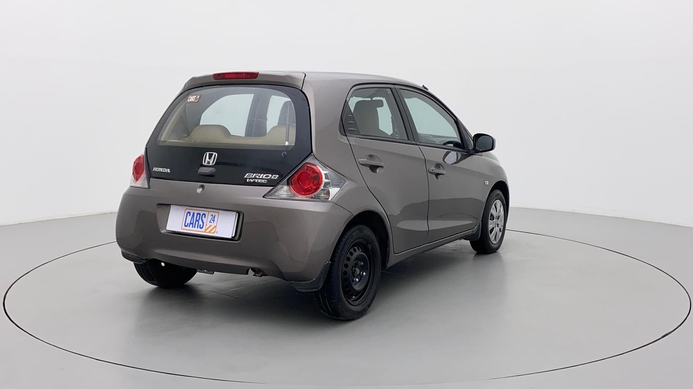 2013 Honda Brio S MT, Petrol, Manual, 75,335 km, Right Back Diagonal