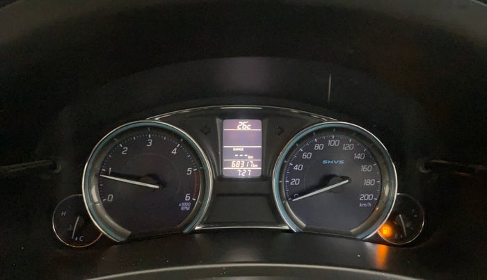 2017 Maruti Ciaz ZDI SHVS, Diesel, Manual, 68,320 km, Odometer Image