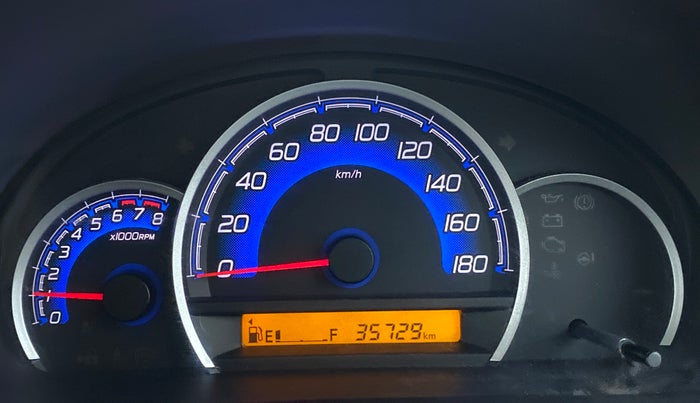 2017 Maruti Wagon R 1.0 VXI, Petrol, Manual, 35,775 km, Odometer Image