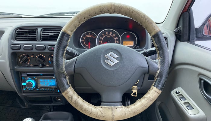2013 Maruti Alto K10 VXI P, Petrol, Manual, 42,200 km, Steering Wheel Close Up