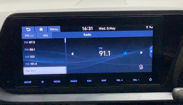 2021 Hyundai NEW I20 ASTA (O) 1.2 MT DUAL TONE, Petrol, Manual, 31,190 km, Infotainment System