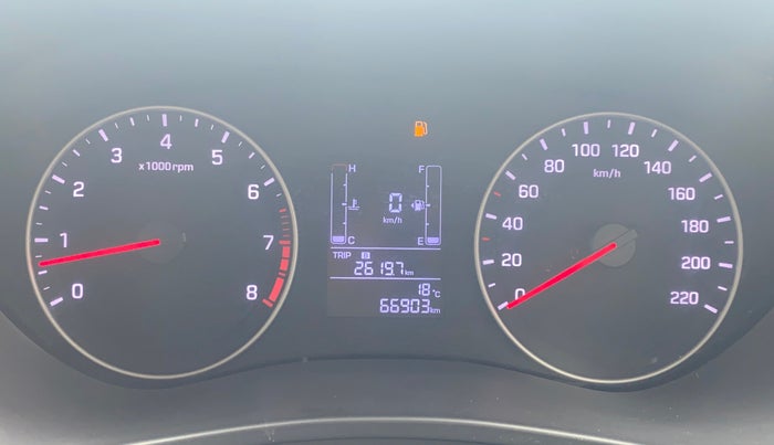 2018 Hyundai Elite i20 MAGNA EXECUTIVE 1.2, Petrol, Manual, 66,903 km, Odometer Image