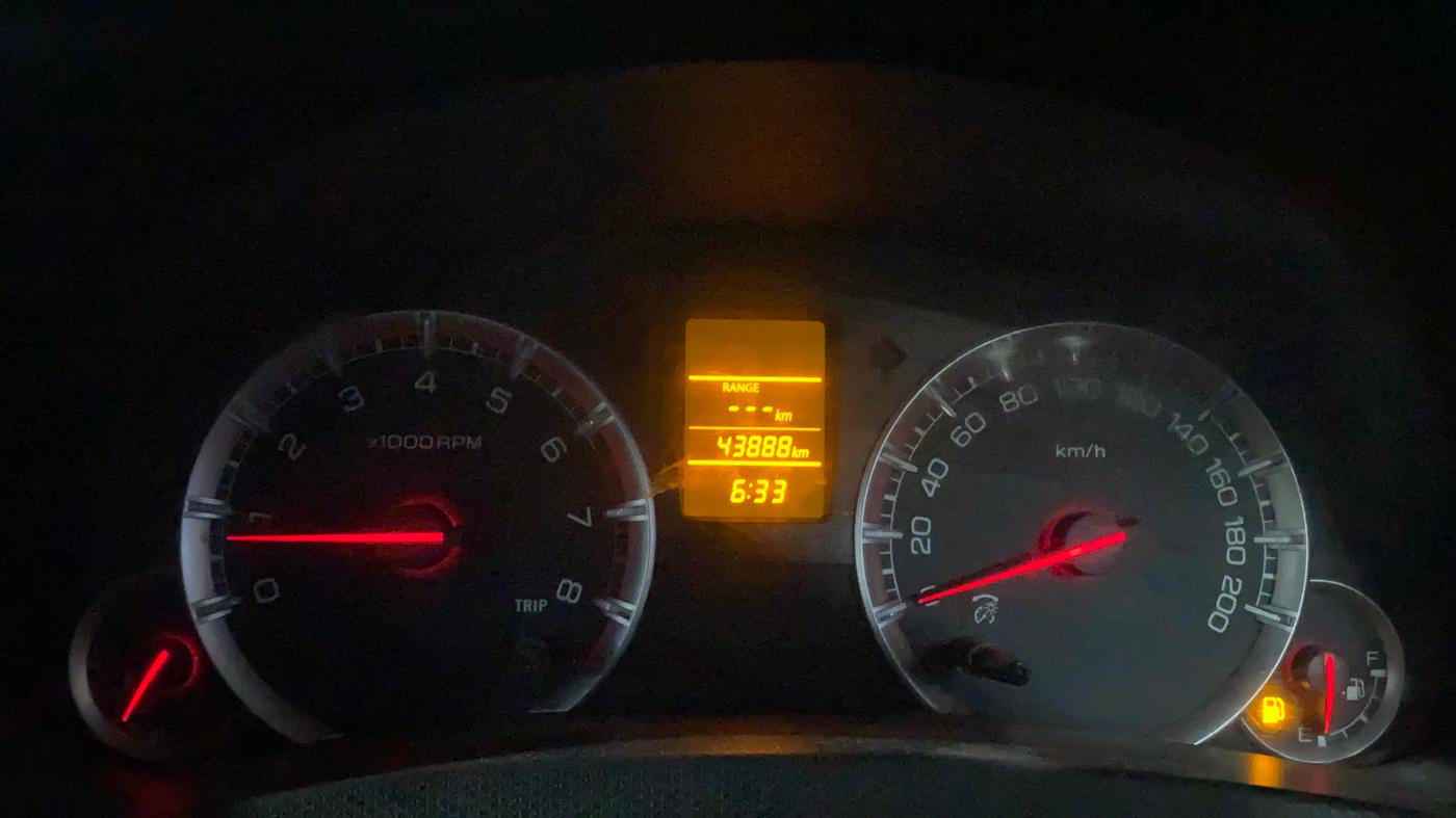 2014 Maruti Swift VXI, Petrol, Manual, 43,849 km, Odometer Image