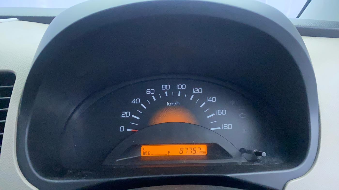 2014 Maruti Wagon R 1.0 LXI, Petrol, Manual, 87,732 km, Odometer Image
