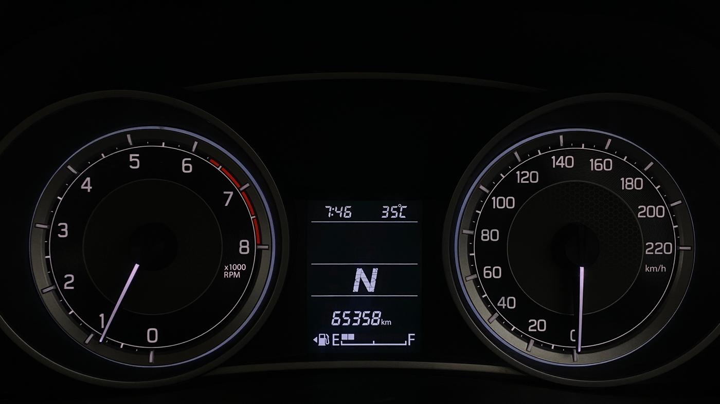 2019 Maruti Dzire VXI AMT, Petrol, Automatic, 65,355 km, Odometer Image