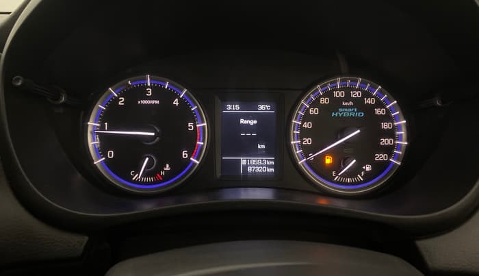 2018 Maruti S Cross ZETA 1.3, Diesel, Manual, 87,219 km, Odometer Image