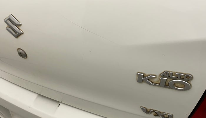 2017 Maruti Alto K10 VXI, Petrol, Manual, 35,495 km, Dicky (Boot door) - Minor scratches