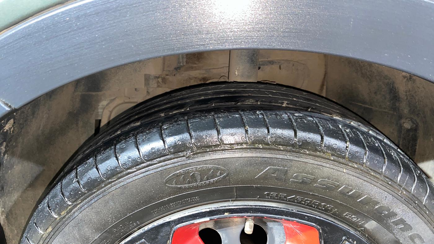 2021 Tata NEXON XM PLUS SUNROOF PETROL, Petrol, Manual, 41,180 km, Left Front Tyre Tread