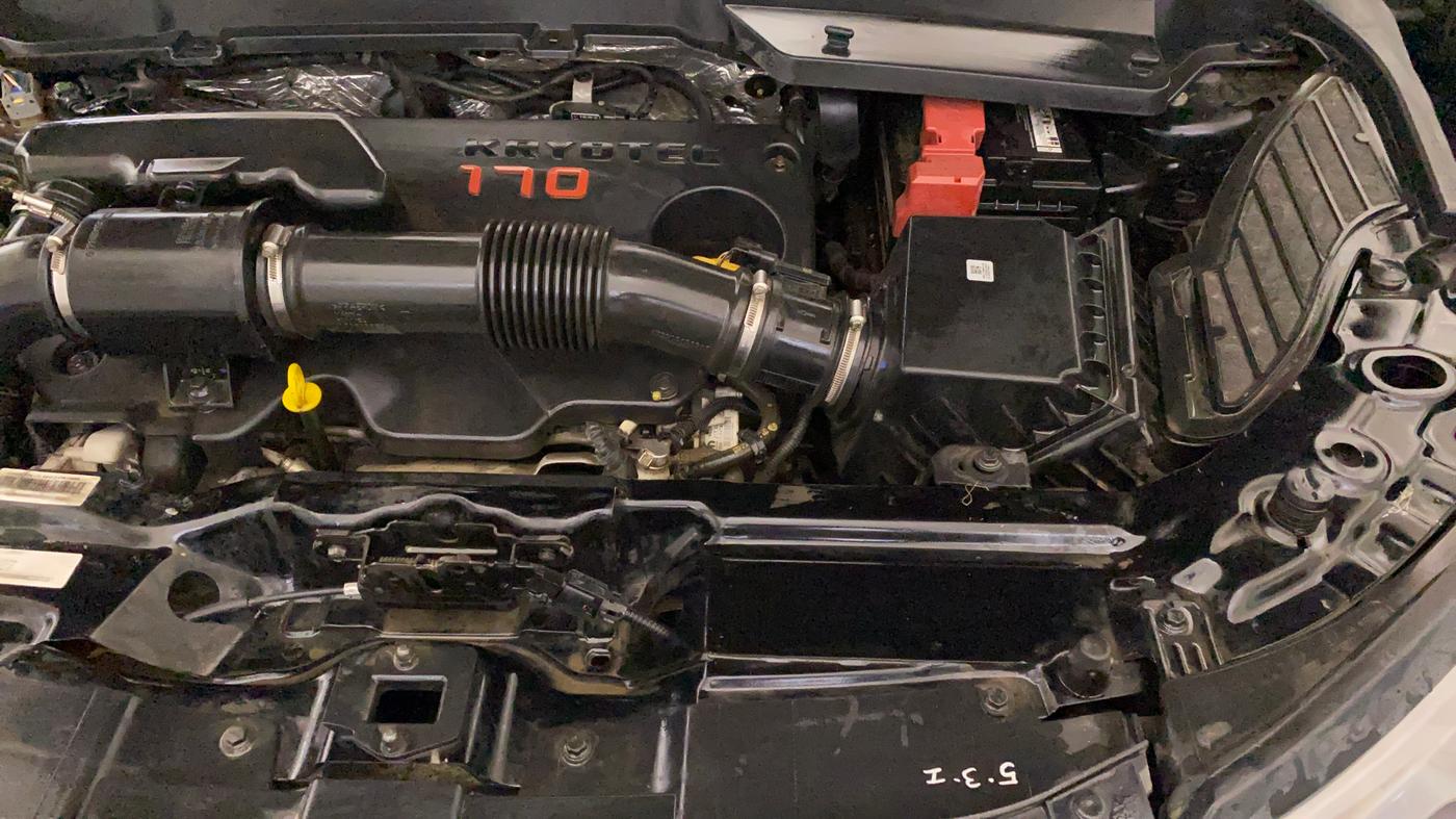 2022 Tata Safari XZA PLUS DARK EDITION, Diesel, Automatic, 35,053 km, Engine View - Left