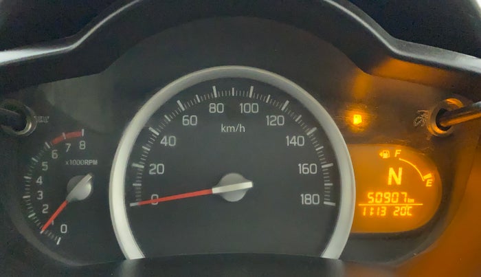 2017 Maruti Celerio VXI AMT, Petrol, Automatic, 50,907 km, Odometer Image