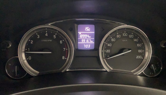 2018 Maruti Ciaz ALPHA 1.4 PETROL, Petrol, Manual, 99,109 km, Odometer Image