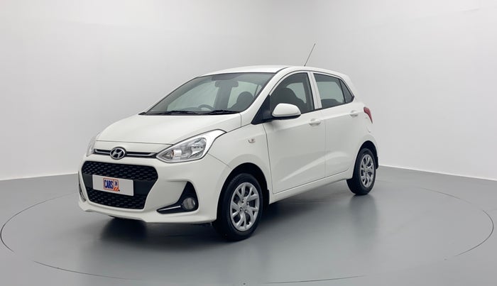 2017 Hyundai Grand i10 SPORTZ 1.2 KAPPA VTVT, Petrol, Manual, 19,595 km, Left Front Diagonal (45- Degree) View