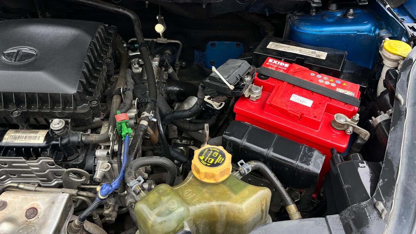 2019 Tata NEXON XZA PLUS PETROL, Petrol, Automatic, 48,542 km, Engine View - Left