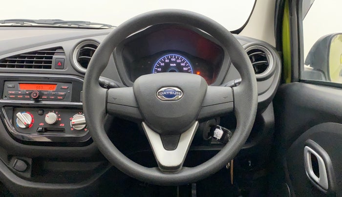 2018 Datsun Redi Go T(O) 1.0 AMT, Petrol, Automatic, 14,818 km, Steering Wheel Close Up