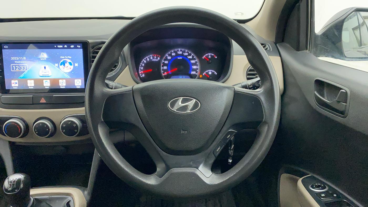 2015 Hyundai Grand i10 MAGNA 1.2 KAPPA VTVT, Petrol, Manual, 32,229 km, Steering Wheel Close Up