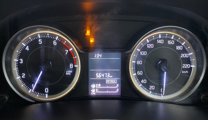 2020 Maruti Ertiga VXI CNG, CNG, Manual, 56,473 km, Odometer Image