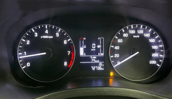 2017 Hyundai Creta E PLUS 1.6 PETROL, Petrol, Manual, 72,717 km, Odometer Image