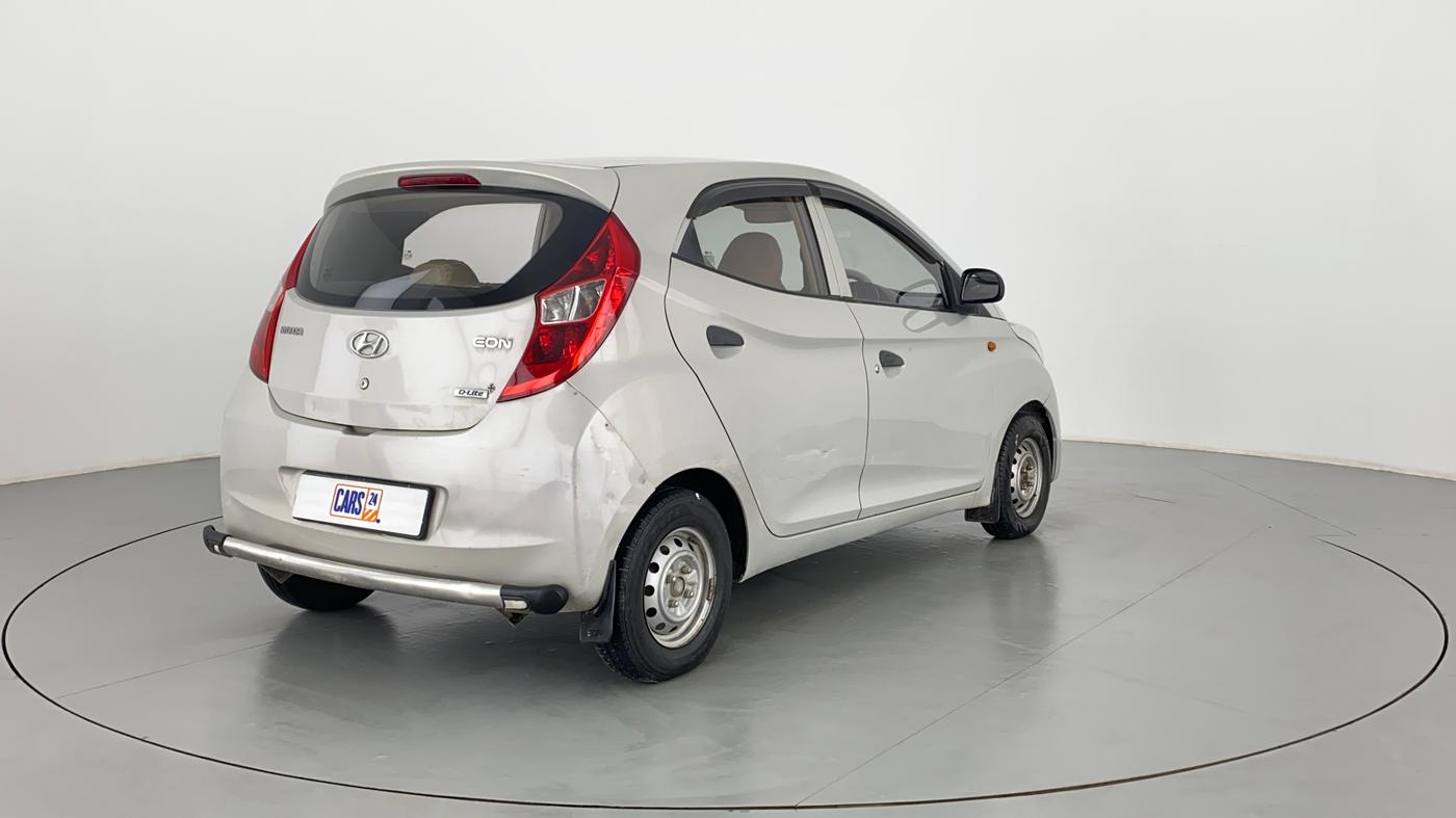2012 Hyundai Eon D LITE PLUS, Petrol, Manual, 44,480 km, Right Back Diagonal