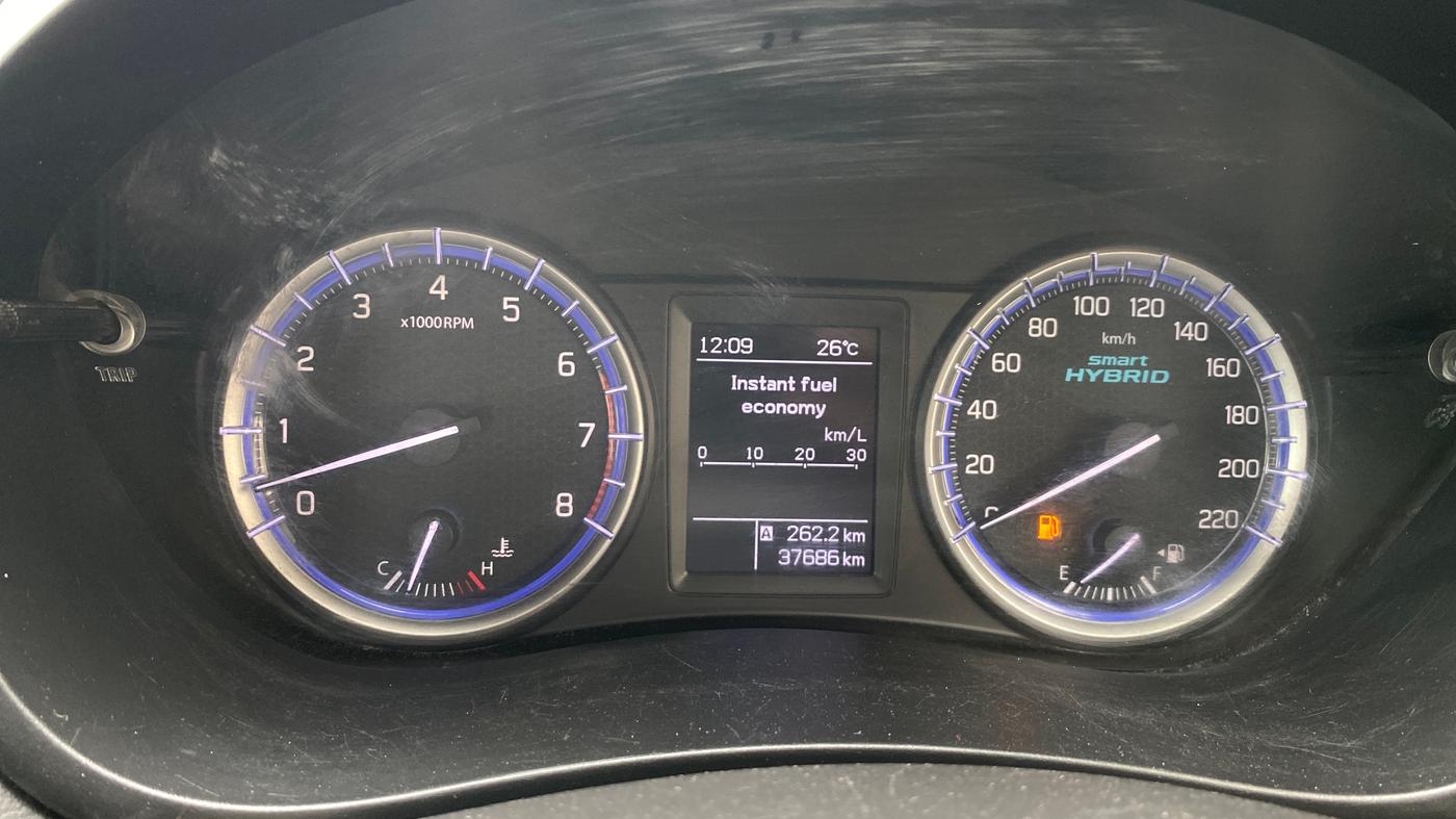 2022 Maruti S Cross ZETA 1.5, Petrol, Manual, 37,684 km, Odometer Image