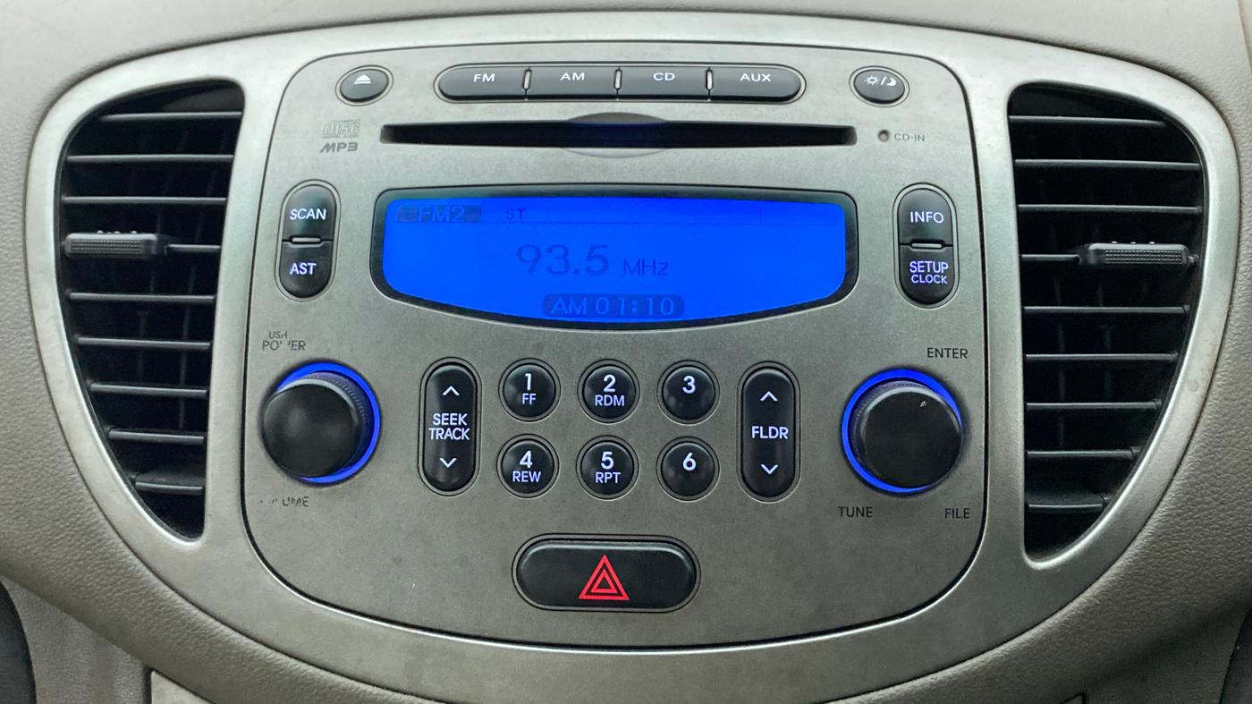 2011 Hyundai i10 SPORTZ 1.2, Petrol, Manual, 80,184 km, Infotainment System