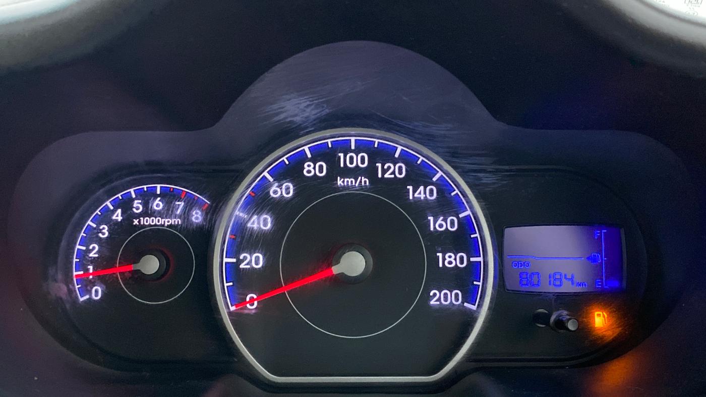 2011 Hyundai i10 SPORTZ 1.2, Petrol, Manual, 80,184 km, Odometer Image
