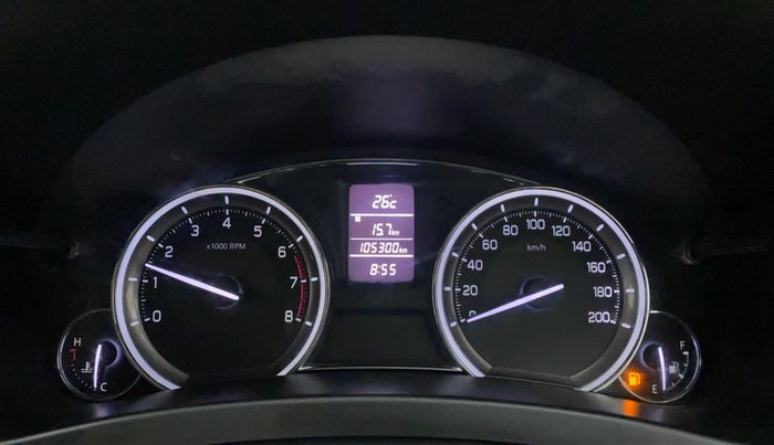 2016 Maruti Ciaz VXI, CNG, Manual, 1,05,437 km, Odometer Image