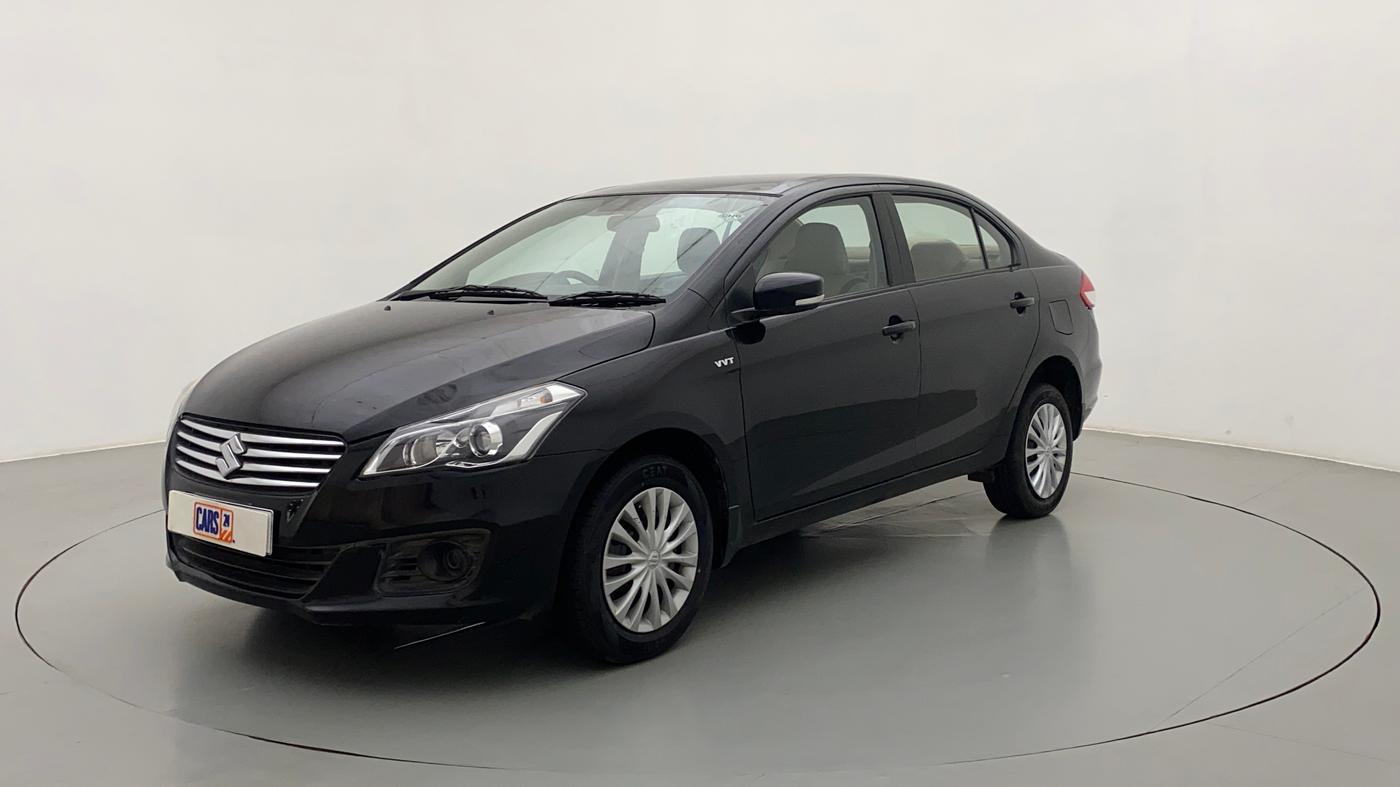 2016 Maruti Ciaz VXI, CNG, Manual, 1,05,437 km, Left Front Diagonal