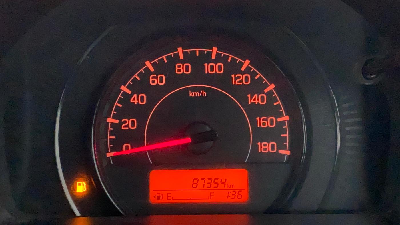 2019 Maruti New Wagon-R VXI 1.0, Petrol, Manual, 87,354 km, Odometer Image