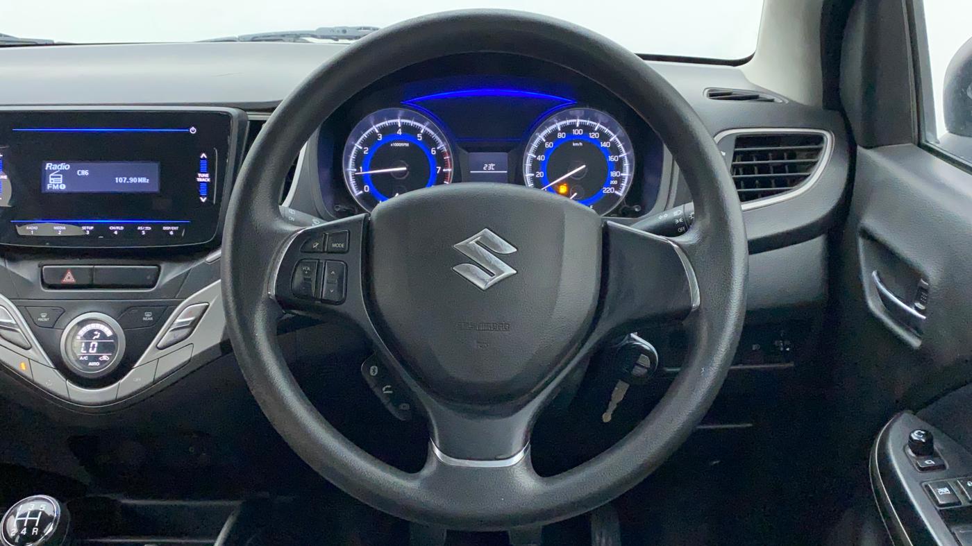 2019 Maruti Baleno DELTA PETROL 1.2, Petrol, Manual, 39,787 km, Steering Wheel Close Up