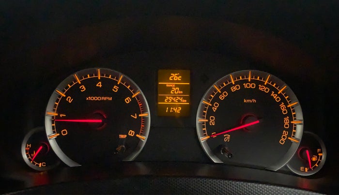 2017 Maruti Swift ZXI, Petrol, Manual, 29,424 km, Odometer Image