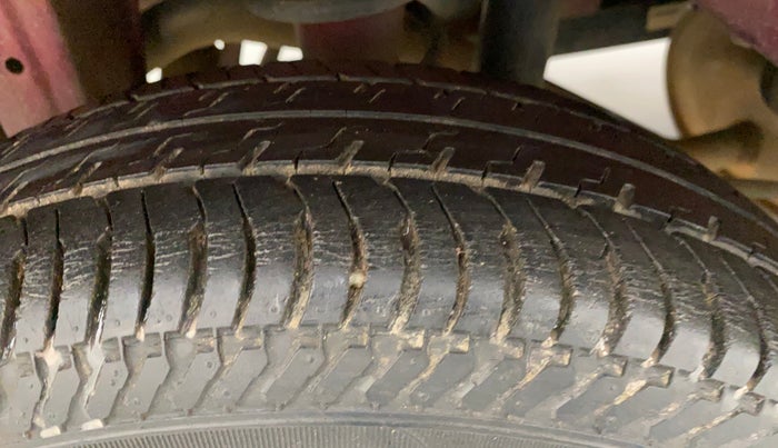 2015 Maruti Alto K10 VXI AMT, Petrol, Automatic, 17,812 km, Right Rear Tyre Tread
