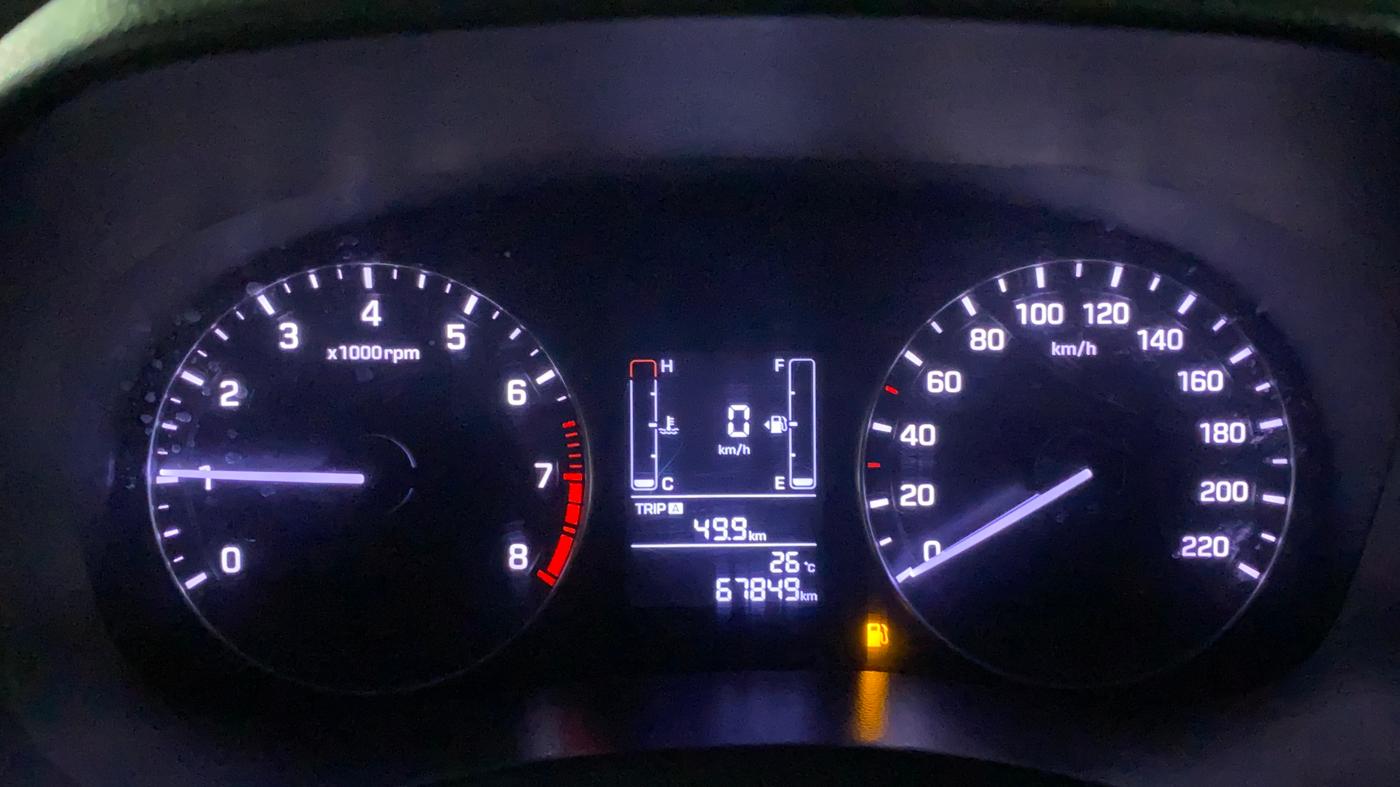 2016 Hyundai Creta BASE 1.6 PETROL, Petrol, Manual, 67,656 km, Odometer Image