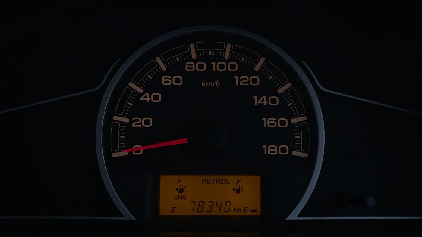 2022 Maruti Alto LXI OPT CNG, CNG, Manual, 78,304 km, Odometer Image