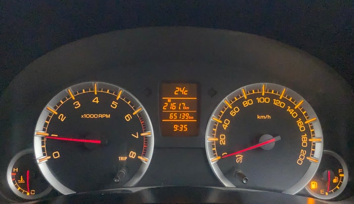 2012 Maruti Swift ZXI, Petrol, Manual, 65,139 km, Odometer Image
