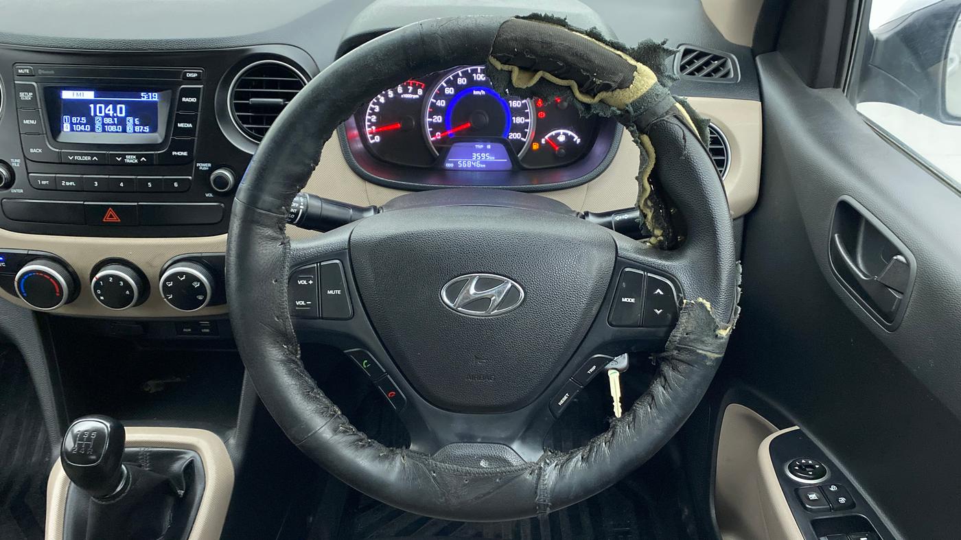 2019 Hyundai Grand i10 MAGNA 1.2 KAPPA VTVT, Petrol, Manual, 56,846 km, Steering Wheel Close Up