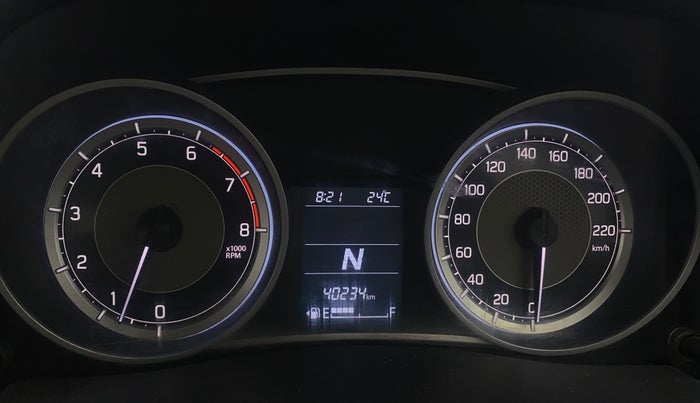 2017 Maruti Dzire ZXI PLUS AMT, Petrol, Automatic, 40,229 km, Odometer Image