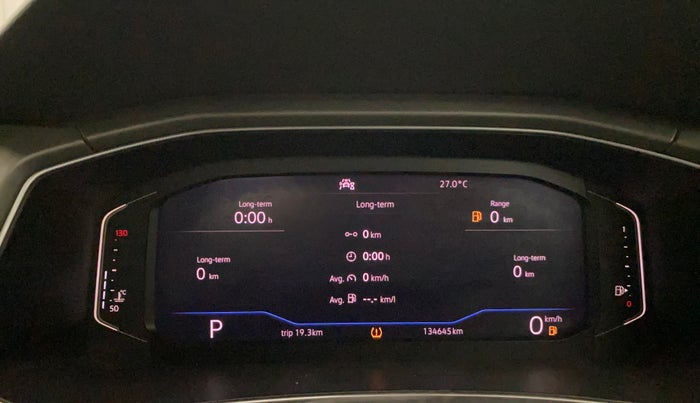 2019 Volkswagen T-ROC 1.5 TSI AT, Petrol, Automatic, 1,34,626 km, Odometer Image