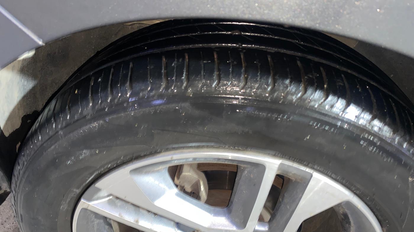 2023 Tata TIGOR XZ PLUS PETROL, Petrol, Manual, 27,532 km, Left Front Tyre Tread