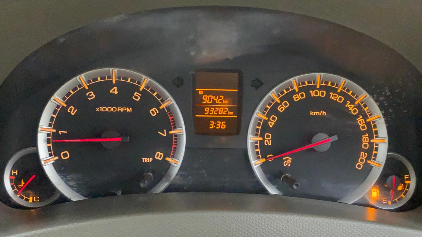 2012 Maruti Ertiga VXI, Petrol, Manual, 93,282 km, Odometer Image