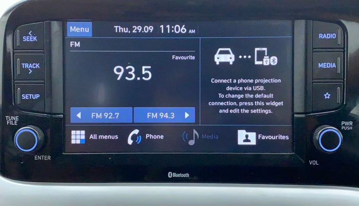 2020 Hyundai GRAND I10 NIOS SPORTZ PETROL, Petrol, Manual, 20,351 km, Infotainment System