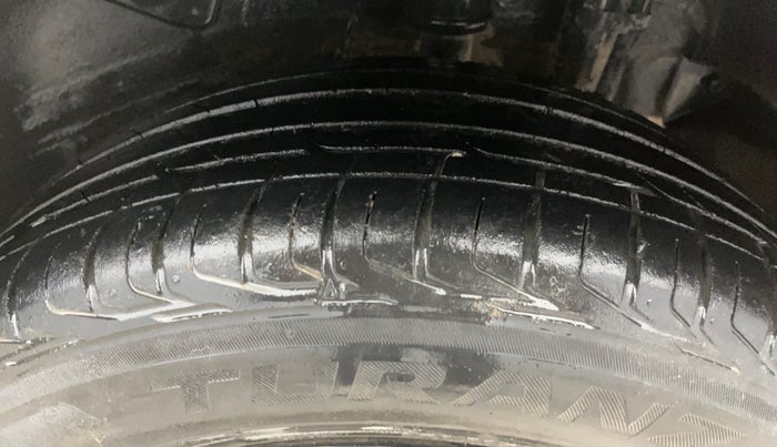 2021 Tata NEXON XZA PLUS (O) PETROL, Petrol, Automatic, 61,447 km, Left Rear Tyre Tread