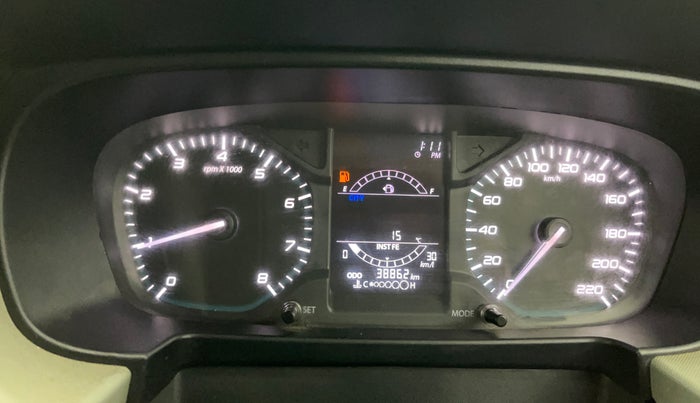 2021 Tata PUNCH ADVENTURE MT, Petrol, Manual, 38,816 km, Odometer Image