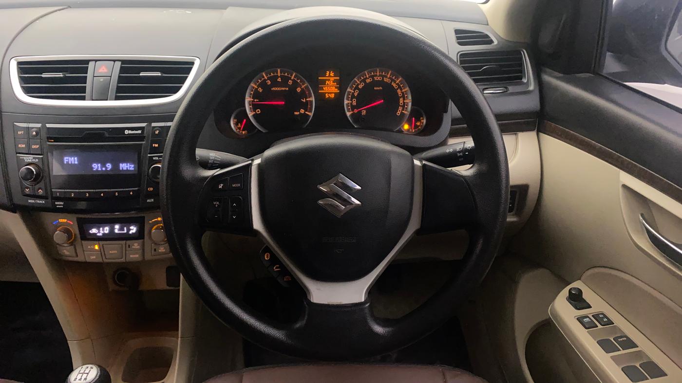2016 Maruti Swift Dzire ZXI, Petrol, Manual, 45,730 km, Steering Wheel Close Up