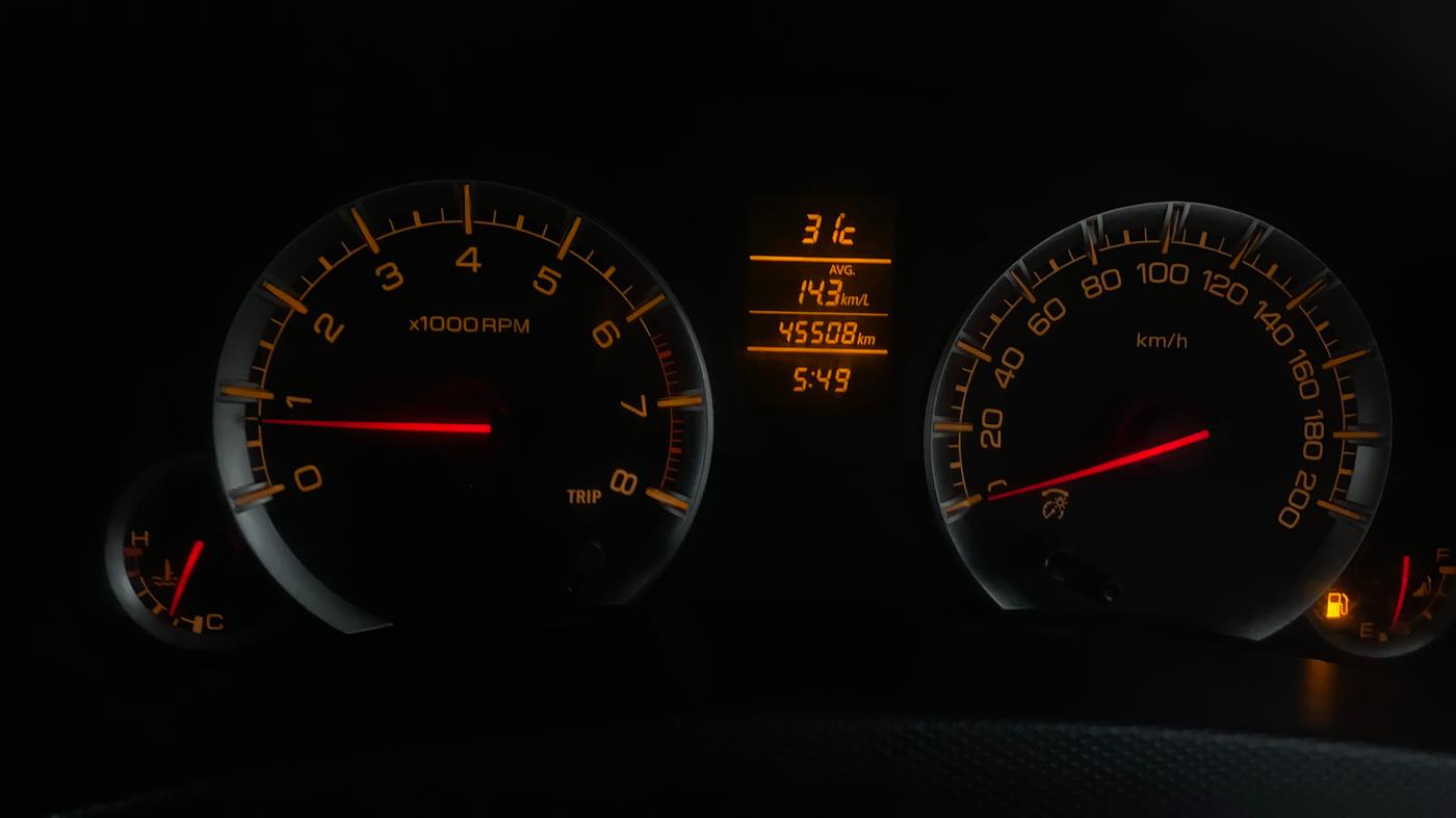2016 Maruti Swift Dzire ZXI, Petrol, Manual, 45,730 km, Odometer Image