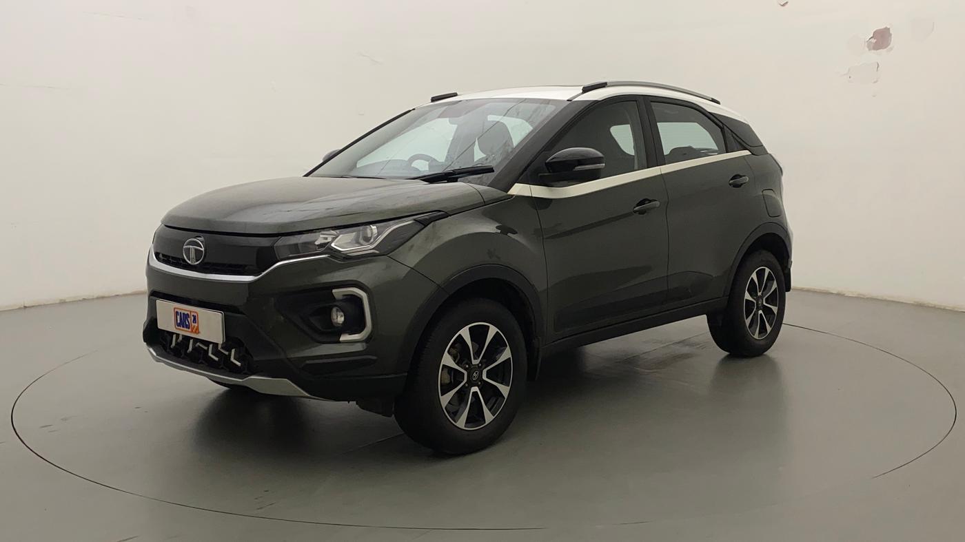 2021 Tata NEXON XZA PLUS SUNROOF DUAL TONE PETROL, Petrol, Automatic, 10,317 km, Left Front Diagonal