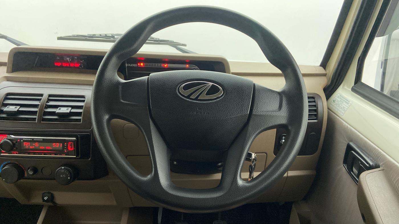 2022 Mahindra Bolero B6, Diesel, Manual, 12,418 km, Steering Wheel Close Up