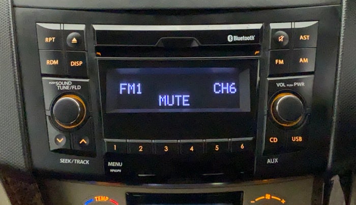 2017 Maruti Swift Dzire ZXI, Petrol, Manual, 51,088 km, Infotainment System