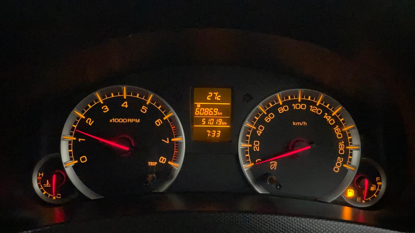 2017 Maruti Swift Dzire ZXI, Petrol, Manual, 51,088 km, Odometer Image