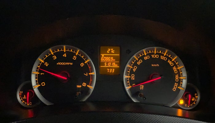 2017 Maruti Swift Dzire ZXI, Petrol, Manual, 51,088 km, Odometer Image