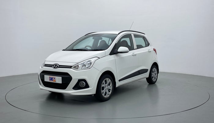 2015 Hyundai Grand i10 SPORTZ 1.2 KAPPA VTVT, Petrol, Manual, 34,679 km, Left Front Diagonal